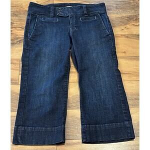 Women's Size 4/27 Lucky Brand Capris Jeans Cropped Pedal Pushers Stretch